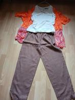 Ensemble broek/blouse/kimono, Verzenden, Zo goed als nieuw, Maat 38/40 (M)