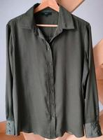 Mooie zijdeachtige blouse. Sora. Large. Los model. Khaki, Kleding | Dames, Blouses en Tunieken, Maat 42/44 (L), Ophalen of Verzenden