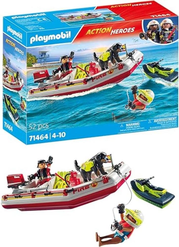 Playmobil  Brandweerboot SNELLE GRATIS LEVERING, Kinderen en Baby's, Speelgoed | Playmobil, Nieuw, Complete set, Verzenden
