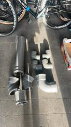 Pvc hulpstukken - dia 110 en 80, Doe-het-zelf en Bouw, Ophalen, Zo goed als nieuw, PVC, Bochten