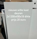 2 witte kastdeuren nieuw, Doe-het-zelf en Bouw, Ophalen, Nieuw