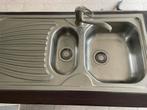 Franke RVS spoelbak type ONX 651-S met mengkraan, Ophalen, Overige kleuren, 50 tot 100 cm, Zo goed als nieuw