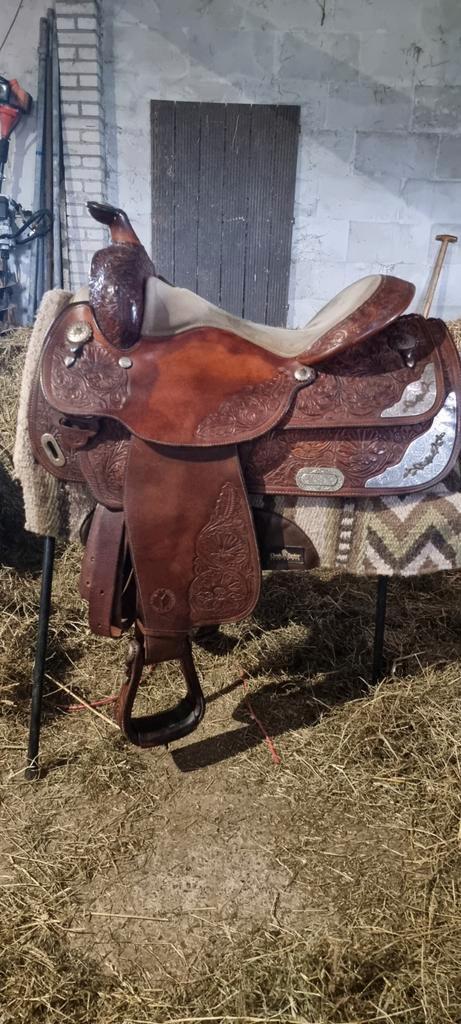 Uniek westernzadel, afgeprijsd!, Dieren en Toebehoren, Paarden en Pony's | Zadels, Gebruikt, Western, Ophalen of Verzenden