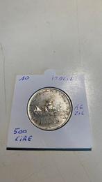 Italië 500 lire zilver, Ophalen of Verzenden, Italië, Zilver