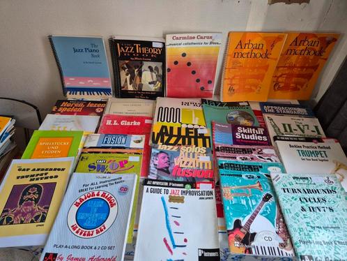 25 studieboeken trompet, Boeken, Muziek, Zo goed als nieuw, Ophalen