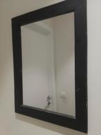 Miroir 60x45cm noir (contour bois naturel) 15 euros, Maison & Meubles, Accessoires pour la Maison | Miroirs, Enlèvement, Utilisé