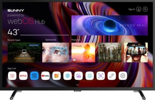 SUNNY TV- SN43DIL540-0276 - 43’’ - HD Ready webOS 2.0 - Smar, Audio, Tv en Foto, Televisies, Nieuw, QLED, 80 tot 100 cm, 4k (UHD)