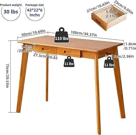 Bureau en bois pour enfants | LIVRAISON GRATUITE, Enfants & Bébés, Chambre d'enfant | Tables & Chaises, Neuf, -, -, AIBIJU