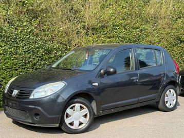 Dacia Sandero 1.4i+EURO 4+PRIX A EMPORTER (bj 2009), Auto's, Dacia, Stof, Zwart, 4 cilinders, 1036 kg