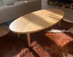 Table basse style scandinave, Huis en Inrichting, Tafels | Salontafels, Ophalen, Zo goed als nieuw, Ovaal, Eikenhout