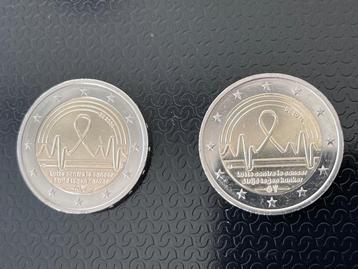 Pièces de deux euro commémoratives beschikbaar voor biedingen
