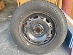 4 pneus hiver montés sur jantes en tôle, Enlèvement, Pneus hiver, Pneus et Jantes