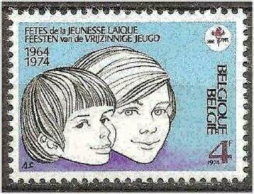 Belgie 1974 - Yvert 1709/OBP 1717 - Vrijzinnige Jeugd (PF) beschikbaar voor biedingen