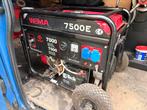 Generator WEMA 7000w 230V, Ophalen, Zo goed als nieuw, Benzine