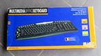 Sweex multimedia Office keyboard toetsenbord, Multimediatoetsen, Zo goed als nieuw, Qwerty, Bedraad
