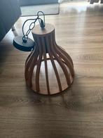 2 houte luster, Huis en Inrichting, Lampen | Hanglampen, Ophalen, Gebruikt, Hout