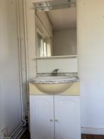 Badkamermeubel incl wasbak,spots,spiegel, Ophalen, Gebruikt