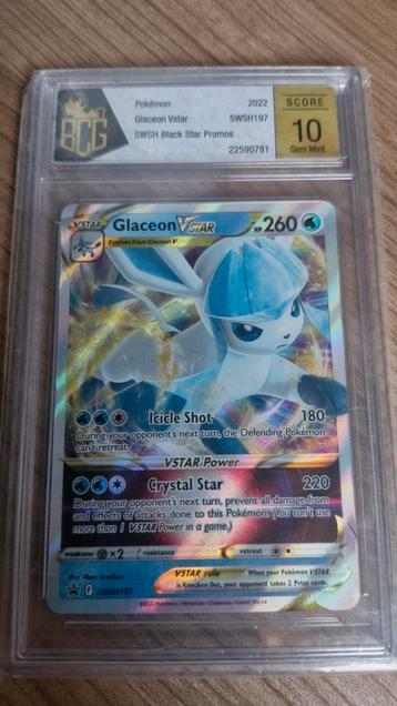 Gem mint 10 Glaceon Vstar promo