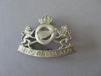 Belgisch Leger Beret Badge Victoriam Alo, Verzenden, Overige soorten, Embleem of Badge