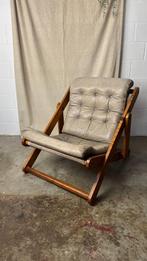 Vintage Ikea Kon Tiki Chair Gillis Lundgren, Huis en Inrichting, Fauteuils, Ophalen, Gebruikt, Hout