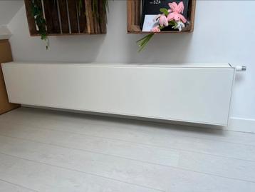 Flatline ventielradiator Vasco 200x40 cm wit, Enlèvement, Comme neuf, Radiateur