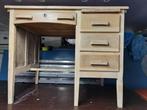 Petit bureau en bois clair, Huis en Inrichting, Bureaus, Ophalen, Gebruikt, Bureau