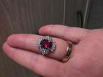 Ring in zilver 925, Handtassen en Accessoires, Ringen, Ophalen of Verzenden, Zo goed als nieuw, Zilver, Zilver