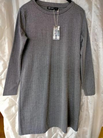 Damesjurk met visgraatmotief,grijs,maat:XL. beschikbaar voor biedingen