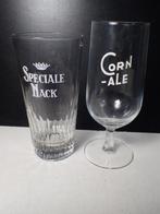 2 bierglazen Hermans Mortsel, Ophalen of Verzenden, Gebruikt, Bierglas