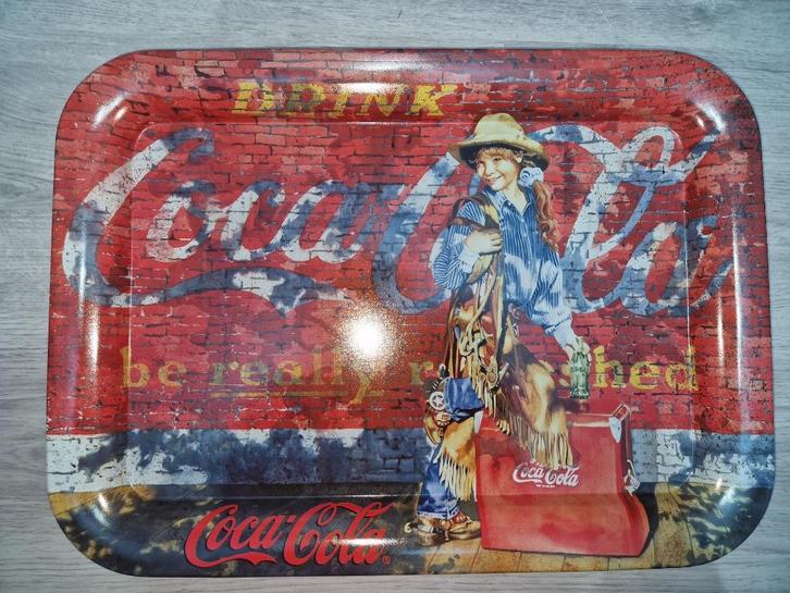 Coca Cola ijzeren bakje oude reclame, Verzamelen, Merken en Reclamevoorwerpen, Nieuw, Overige typen, Ophalen of Verzenden