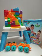 Speeltafel Megabloks + pakket megabloks, Ophalen, Zo goed als nieuw, Overige typen