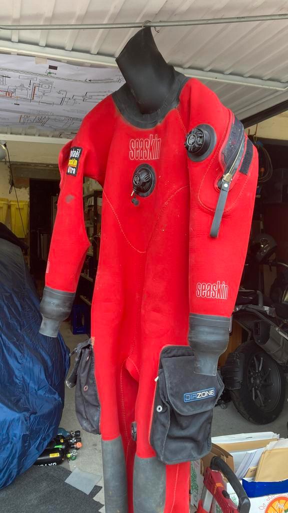 Droogpak neopreen, Watersport en Boten, Watersportkleding, Gebruikt, Wetsuit, Ophalen of Verzenden