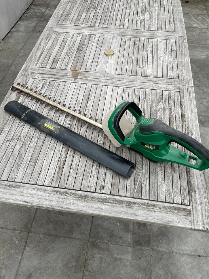 Elektrische heggenschaar - garden feelings, Tuin en Terras, Heggenscharen, Gebruikt, Elektrisch, Ophalen