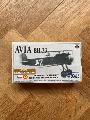 AVIA BH-33 - BELGISCHE LUCHTMACHT - 1:48 beschikbaar voor biedingen