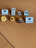8 retro Pins van Carrefour, Verzamelen, Ophalen of Verzenden, Zo goed als nieuw