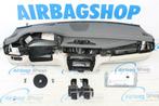 Airbag set Dashboard grijs/wit leder wit stiksels BMW X5 F15, Utilisé, Enlèvement ou Envoi
