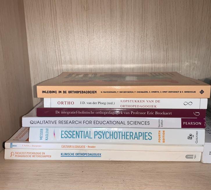 Boeken 3e bachelor Pedagogische Wetenschappen, Boeken, Studieboeken en Cursussen, Zo goed als nieuw, Ophalen of Verzenden