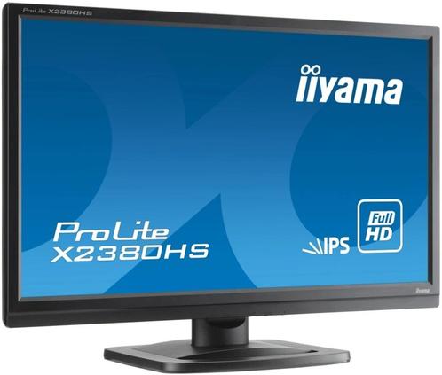 iiyama X2380HS Zwart 23" IPS DVI HDMI VGA Monitor, Computers en Software, Monitoren, Gebruikt, 60 Hz of minder, DVI, HDMI, VGA