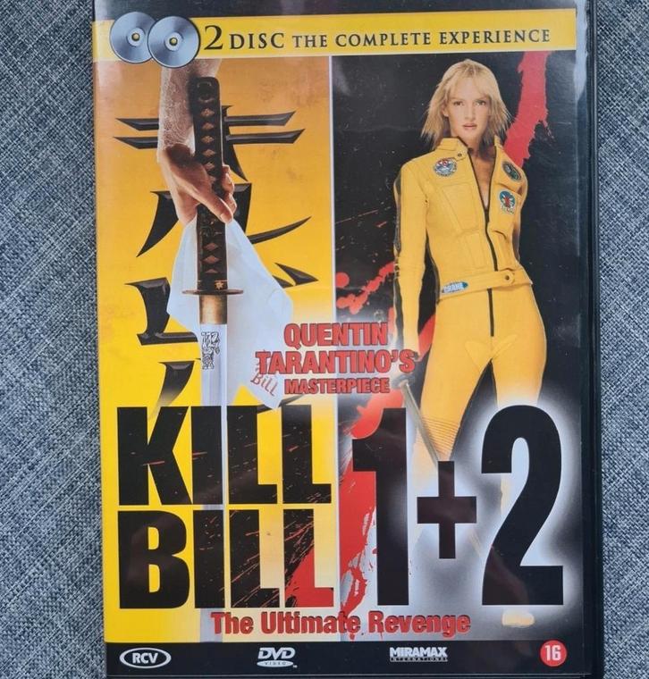 Kill bill 1+2  (2003) (2004), Cd's en Dvd's, Dvd's | Actie, Zo goed als nieuw, Ophalen of Verzenden