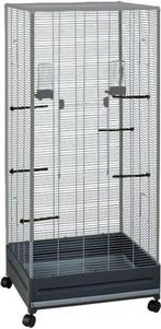 Voltrega voliere 420 grijs - grijs 65x54x150 cm, Dieren en Toebehoren, Ophalen of Verzenden, Nieuw, Aluminium, Vogelkooi