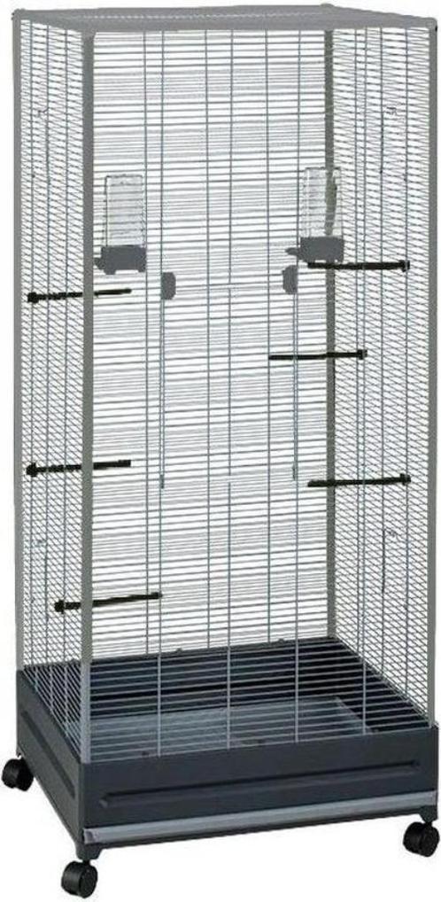 Voltrega voliere 420 grijs - grijs 65x54x150 cm, Dieren en Toebehoren, Vogels | Hokken en Kooien, Nieuw, Vogelkooi, Aluminium