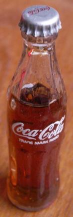 Glazen Coca Cola mini flesje Coca-Cola trademark regd Japans, Ophalen of Verzenden, Nieuw