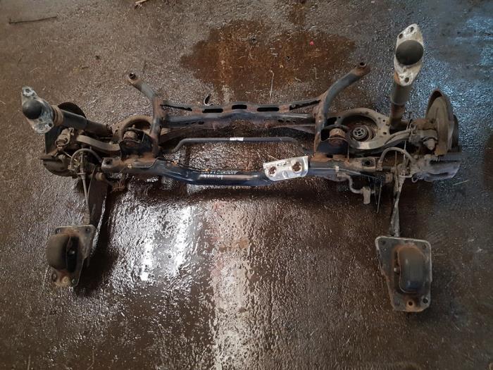 Achteras voorwielaandrijving van een Volkswagen Golf, Auto-onderdelen, Remmen en Aandrijving, Volkswagen, Gebruikt, 3 maanden garantie