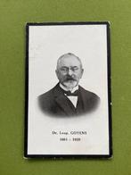 Dr. Leopold Goyens 1861 1929, Verzamelen, Bidprentjes en Rouwkaarten, Ophalen of Verzenden, Bidprentje