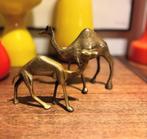 Messing kameel, dromedaris, 2 stuks, Antiek en Kunst, Ophalen of Verzenden, Koper