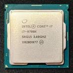 INTEL 9700k, Informatique & Logiciels, Processeurs, Enlèvement, Utilisé, 8-core, 4 Ghz ou plus