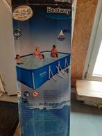 Zwembad + pomp + ladder + verwarmingsbol, Rectangulaire, 200 à 400 cm, Moins de 80 cm, Enlèvement