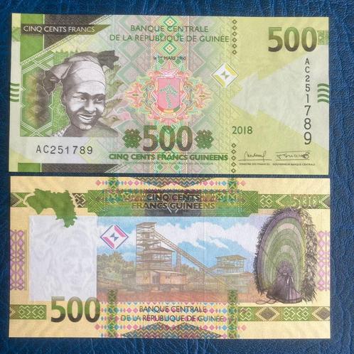 Guinee - 500 Francs 2018 - Pick New - UNC, Postzegels en Munten, Bankbiljetten | Afrika, Los biljet, Guinee, Ophalen of Verzenden