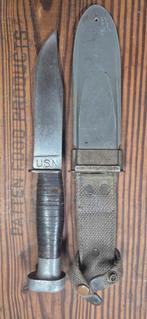 MK1-mes van de Amerikaanse marine, vervaardigd door Geneva F, Verzamelen, Militaria | Tweede Wereldoorlog, Ophalen of Verzenden