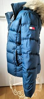Tommy Hilfiger jas meisje maat 152 Kleur donkerblauw, Kinderen en Baby's, Kinderkleding | Maat 152, Ophalen, Zo goed als nieuw